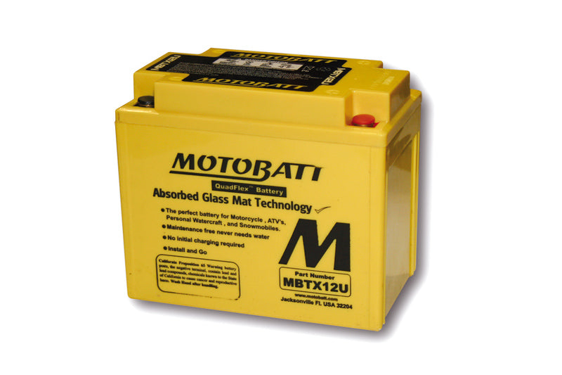 MOTOBATT MBTX12U uit de verpakking