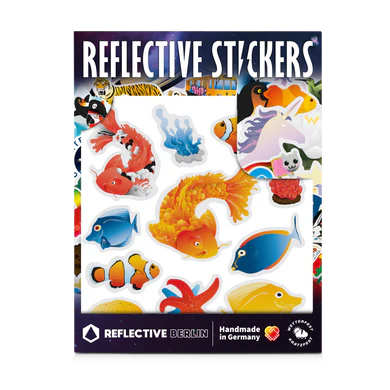 REFLECTIVE BERLIN kinderstickers medium - reflecterende fietsstickers