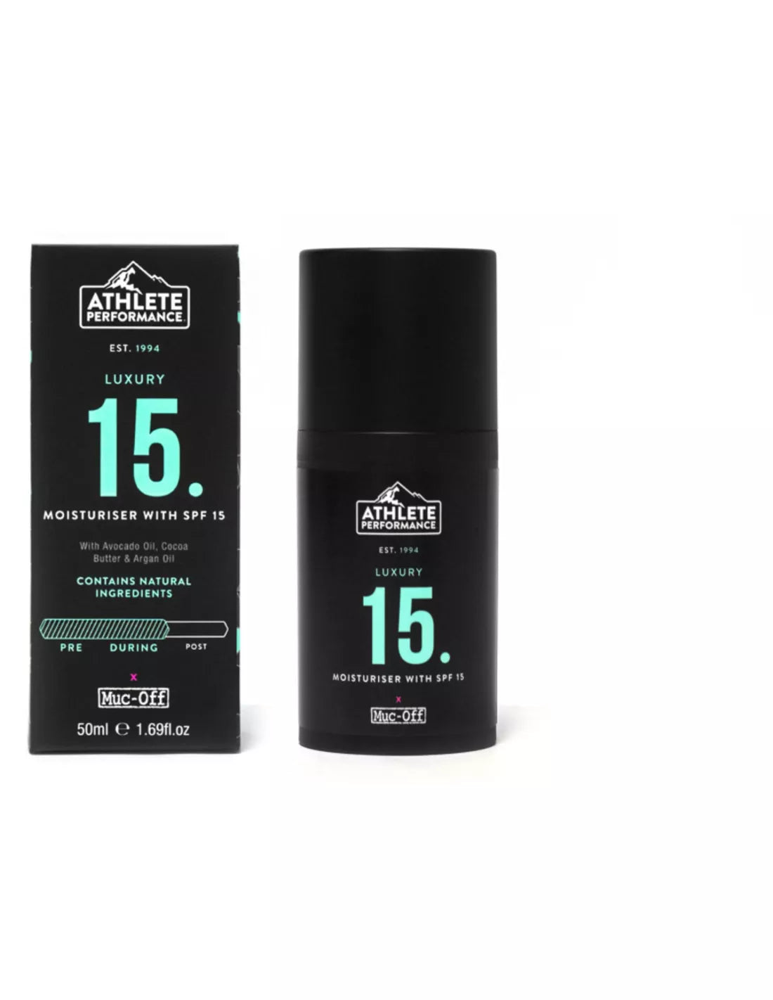 Muc-Off Athlete Performance Luxury Moisturiser SPF 15 50ml