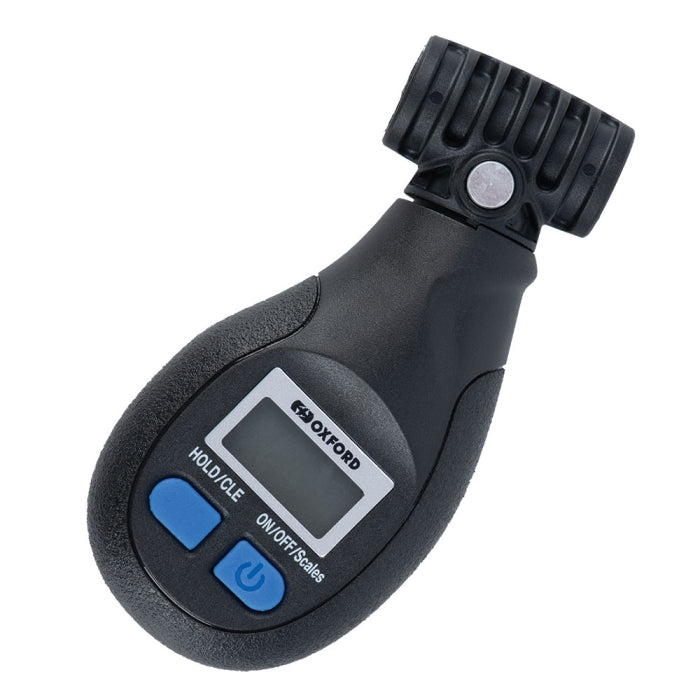 OXFORD DigiGauge digitale bandendrukmeter – nauwkeurige bandenspanning meten voor motorfiets en scooter uit de verpakking