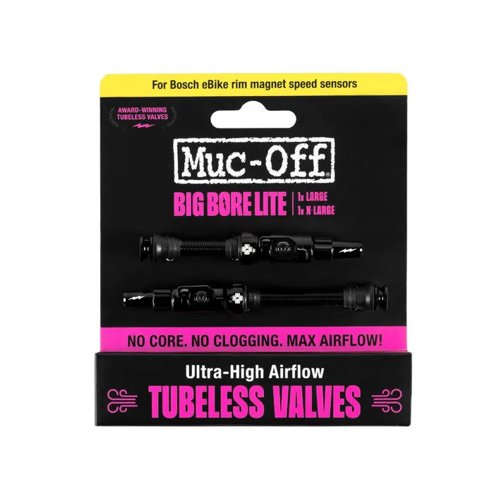 MUC-OFF Big Bore Lite Tubeless Valves voor Bosch eBike
