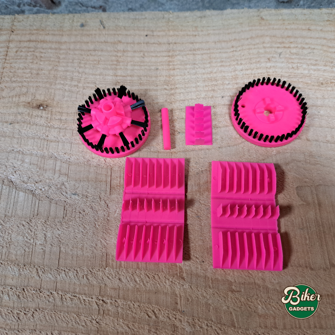 MUC-OFF x-3 spare parts kit UIT DE VERPAKKING