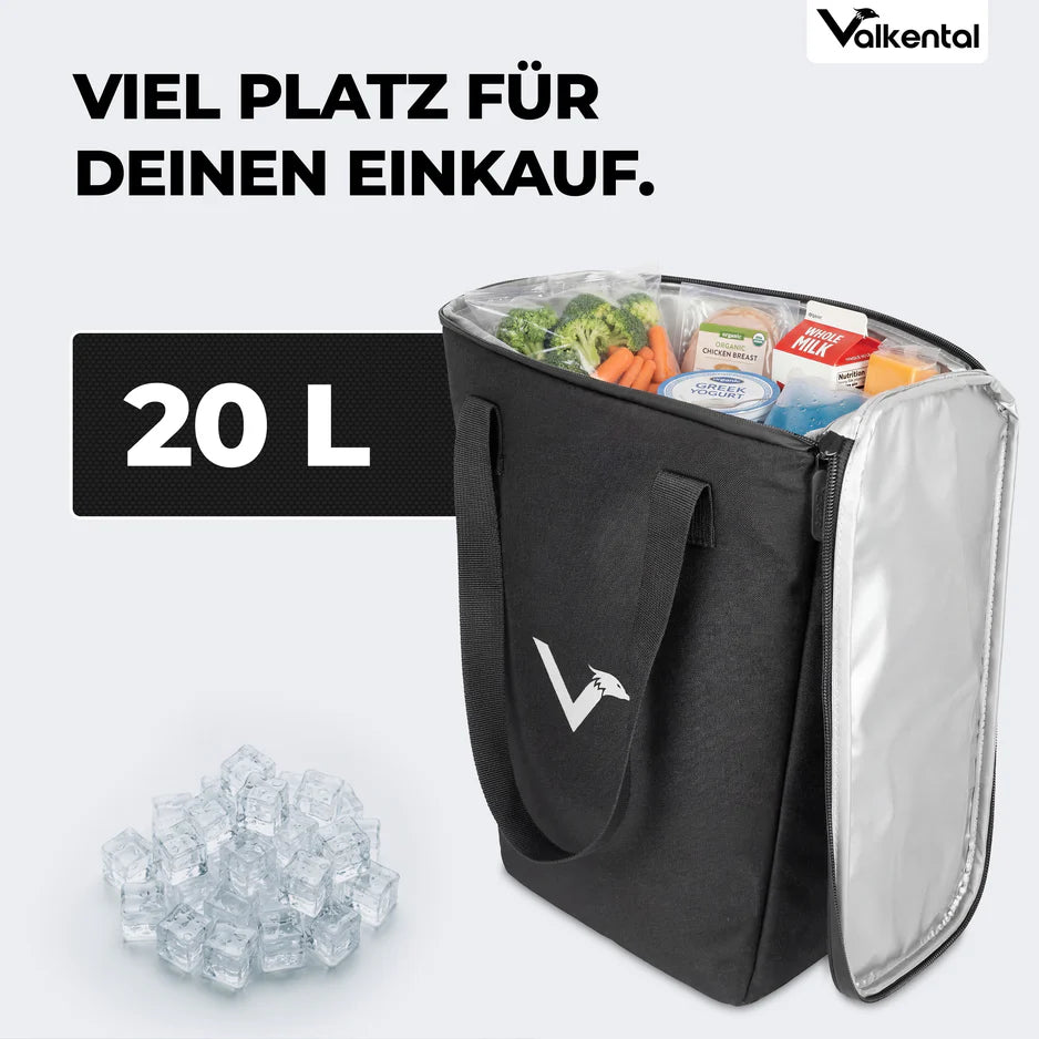 VALKENTAL Koelinzetstuk (V-vorm) - 20L inhoud hier met vers fruit