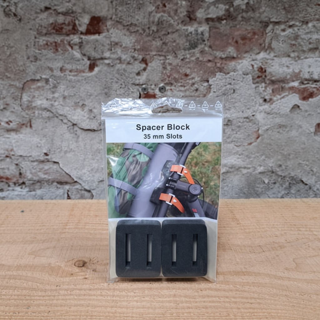FIXPLUS spacer block 35mm slots voor 23mm straps - foam afstandhouders set van 2