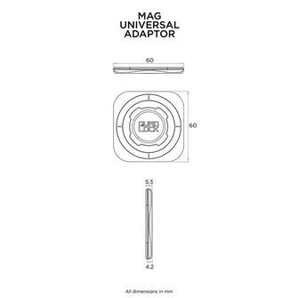 QUAD LOCK mag Universaladapter - Klebeadapter