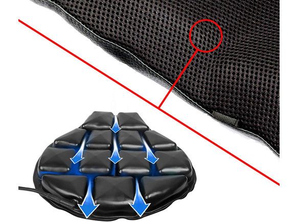GRANDPITSTOP Air Comfy Seat Cruiser – lucht stroming
