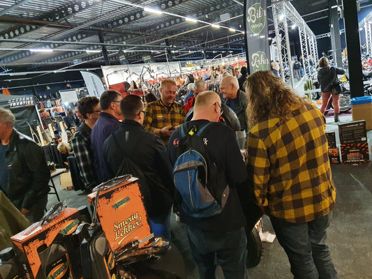 BikerGadgets standhouder op de Bigtwin Bikeshow & Expo 2022 in Houten