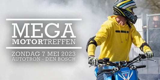 BikerGadgets stand op Mega MotorTreffen 2023 in Rosmalen