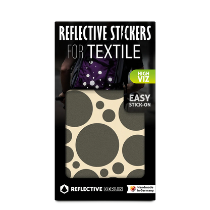  REFLECTIVE BERLIN textielstickers - bubbles grijs