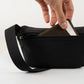 Katoenen voering en softshell achterkant reflecterende heuptas