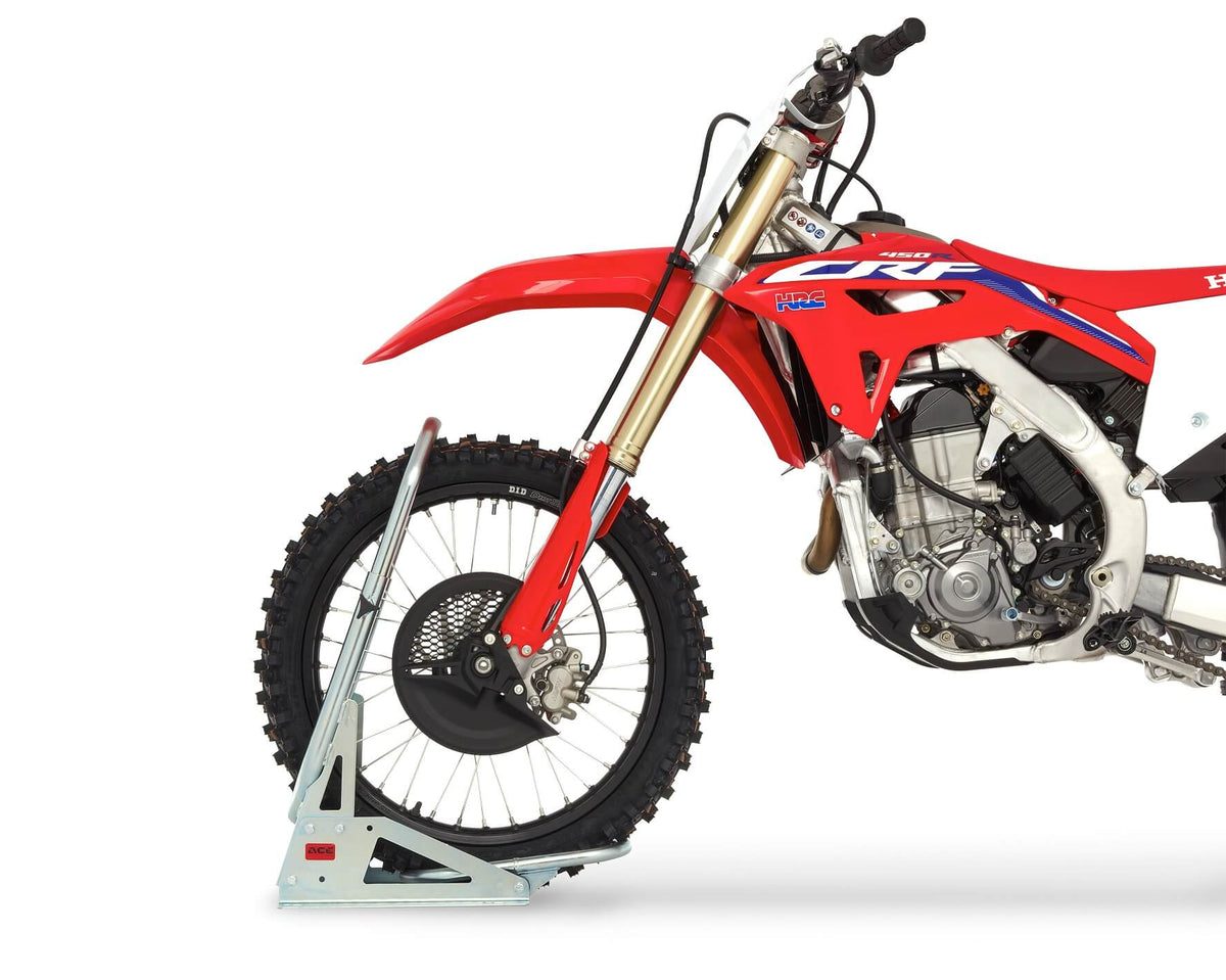 ACEBIKES SteadyStand Cross Basic zijaanzicht met motor