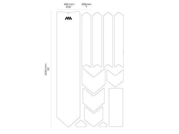 AMS x Red Bull Rampage Frame Guard Extra maatvoering

