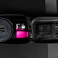 MUC-OFF Zadeltas Small open geklapt met spullen erin