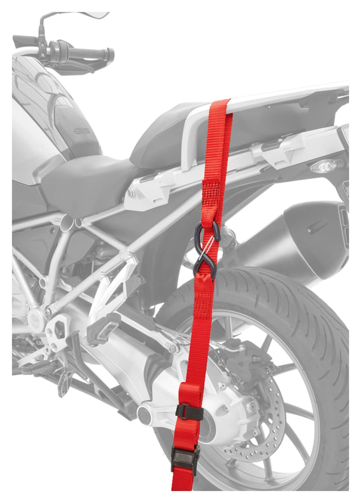 ACEBIKES Cam Buckle Premium 2-Pack gemonteerd op de motor