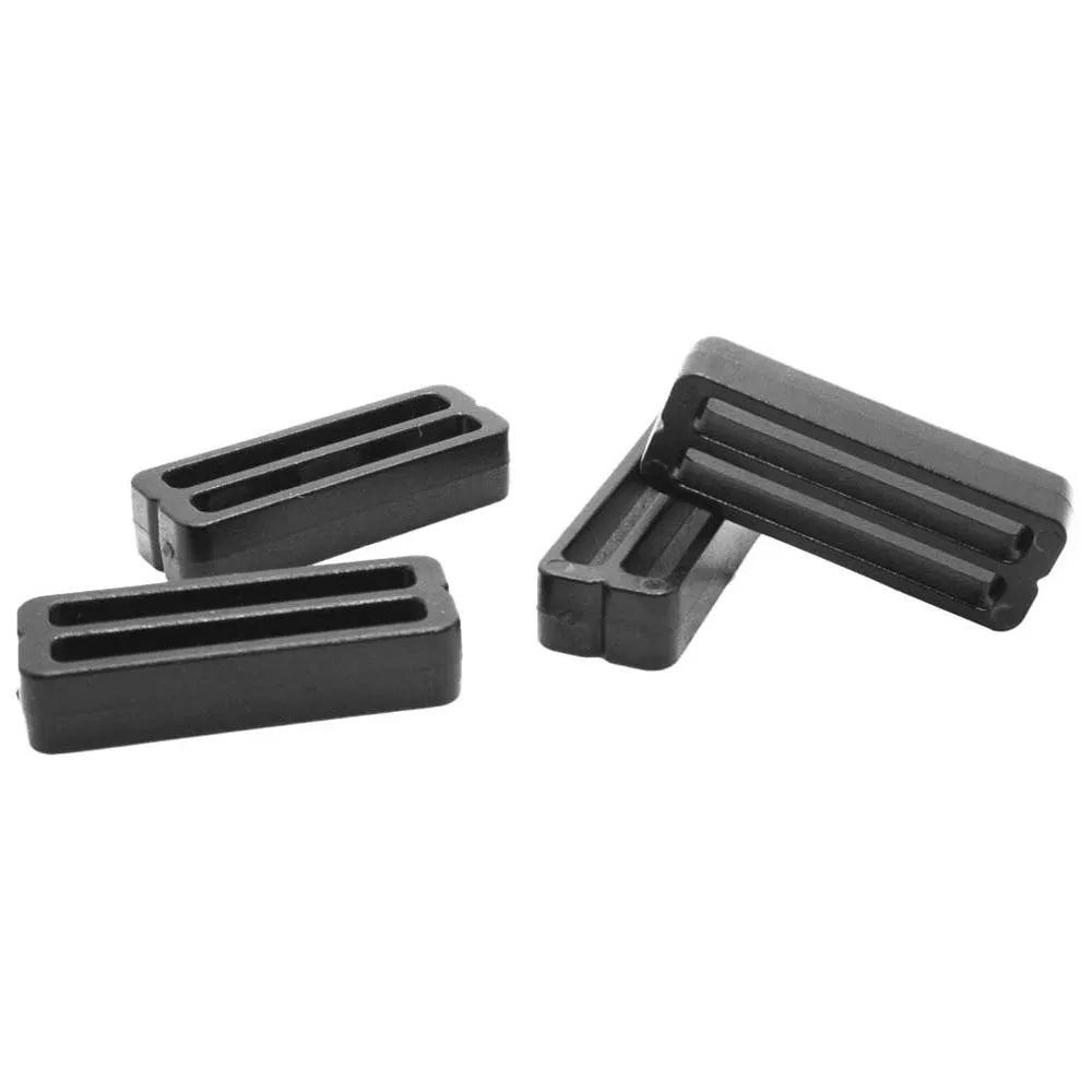 FIXPLUS strapkeepers set van 4 in verschillende kleuren - large zwart