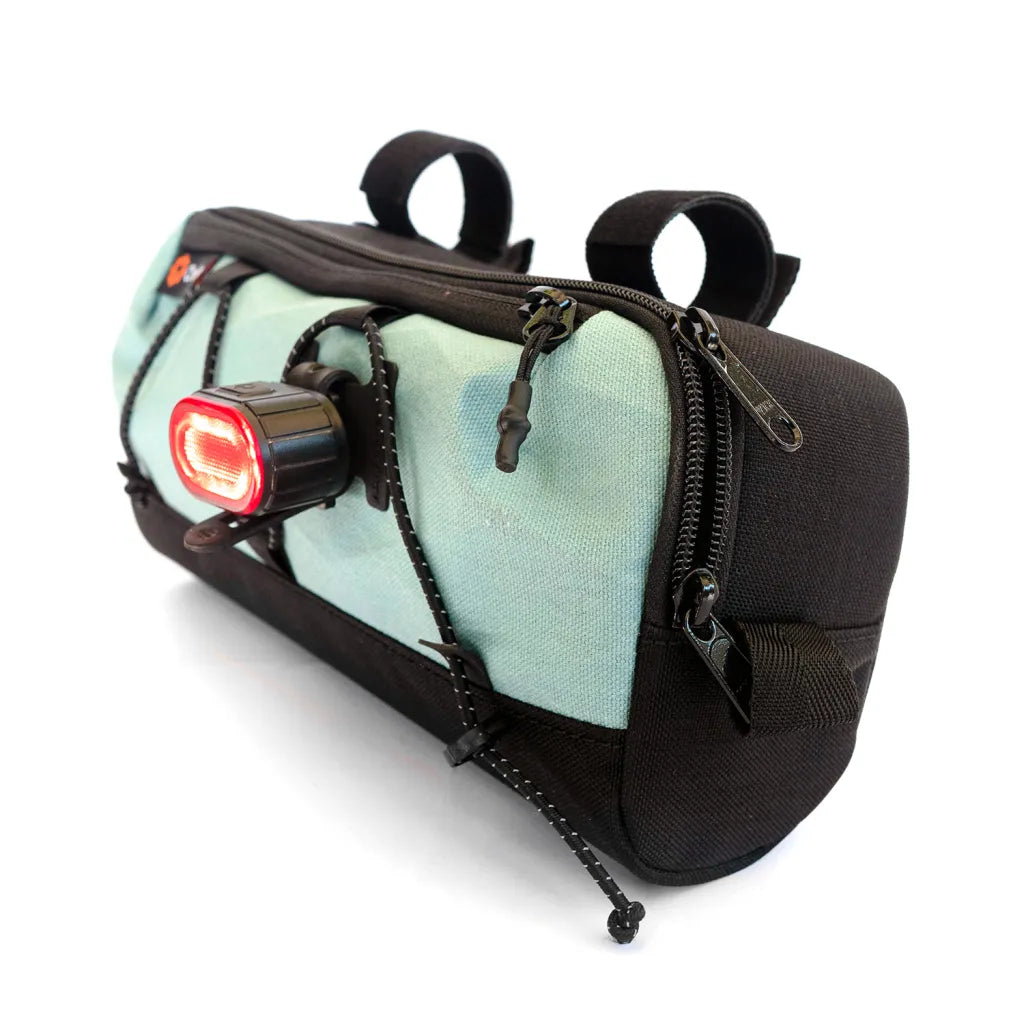 CHOIKE Tarrito EVO 3L stuurtas zwart waterbestendig voor dropstuur en bikepacking met bandjes voor onder andere verlichting