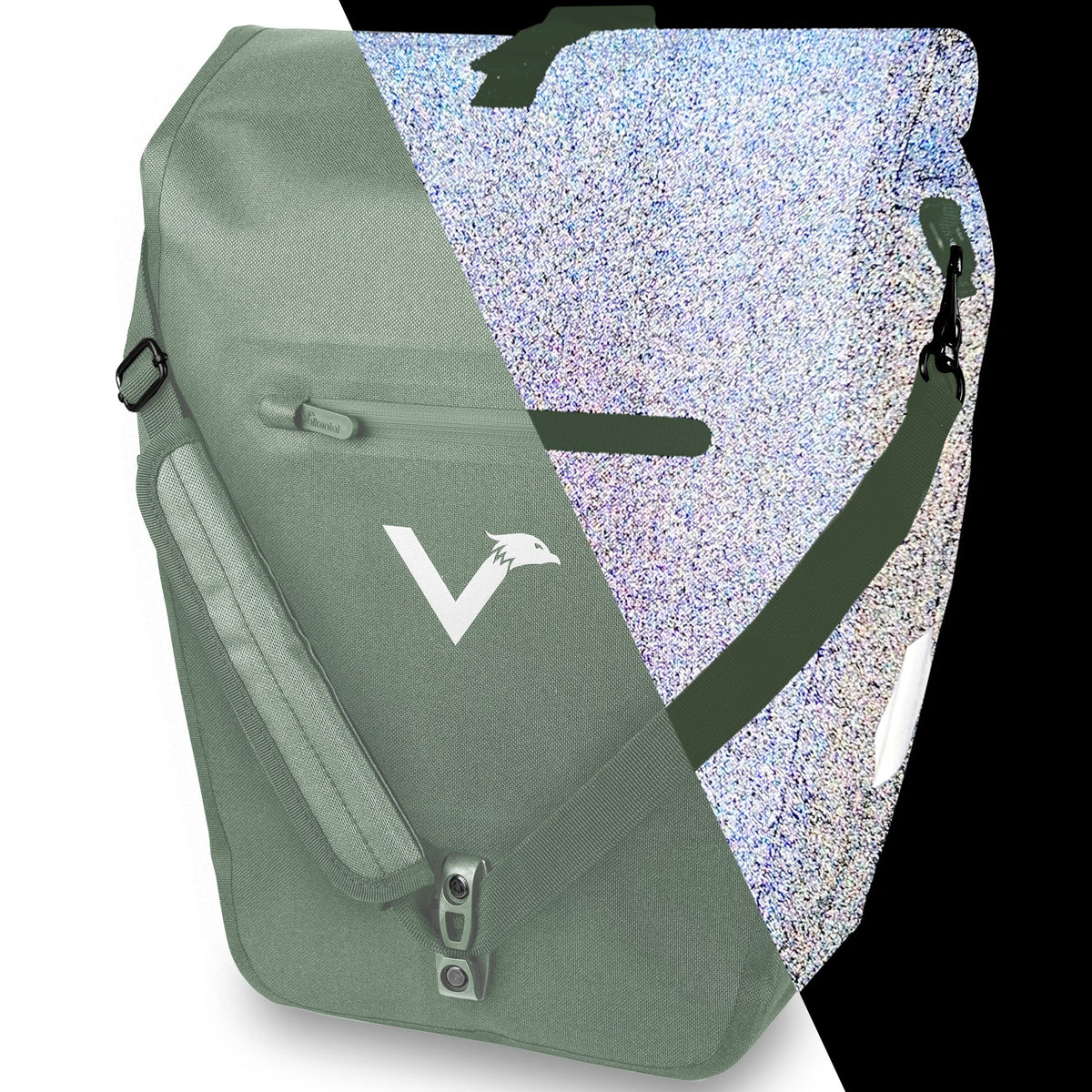 VALKENTAL Bike Bag Urban groen reflecterend
