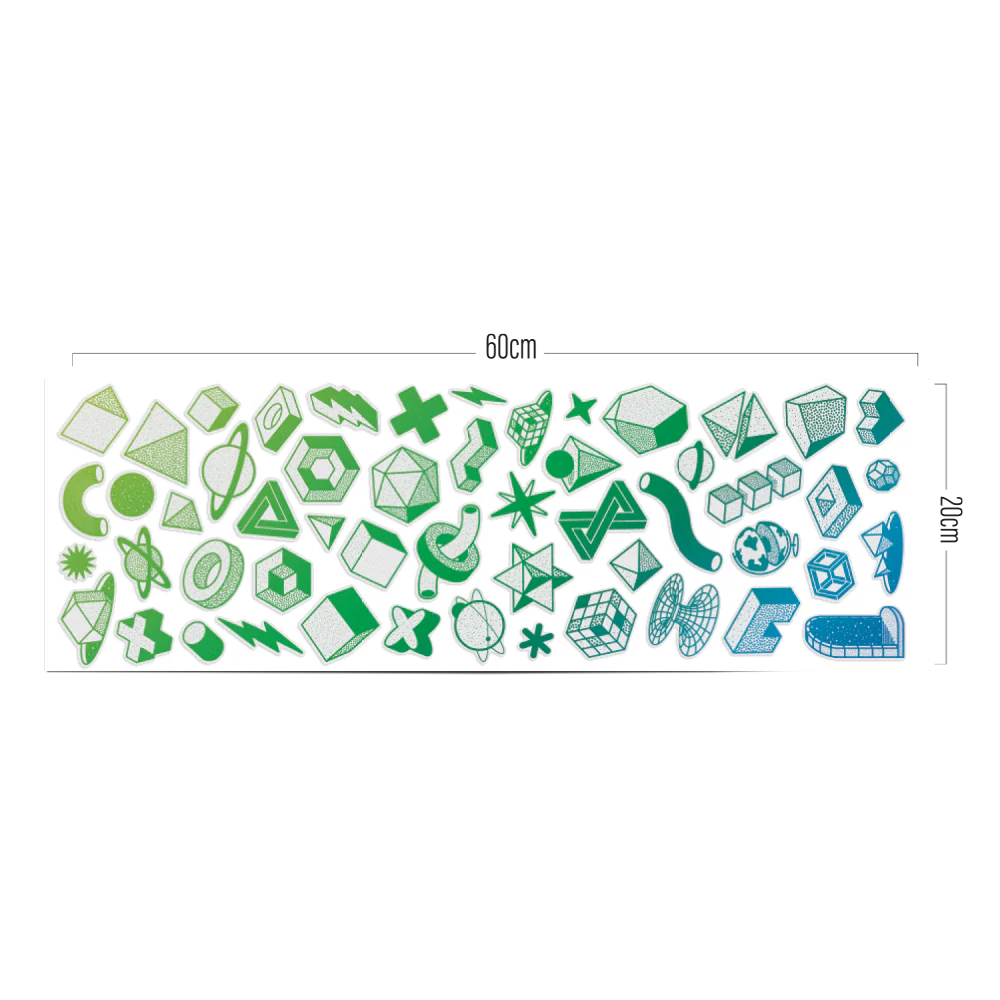 REFLECTIVE BERLIN stickers XL - grote reflecterende stickers