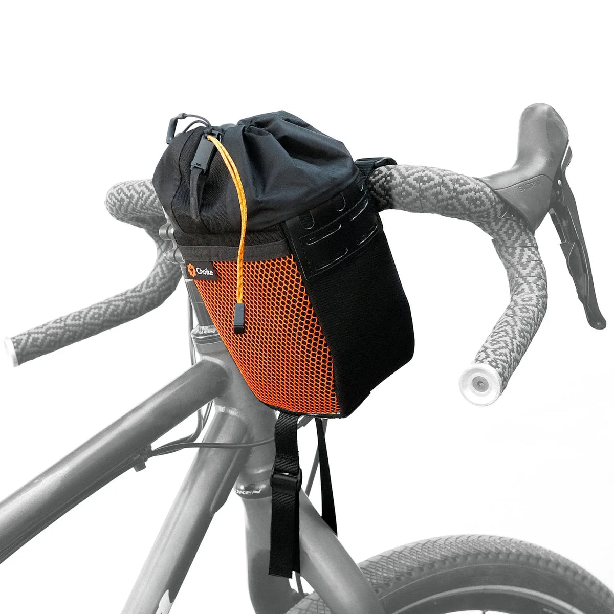 CHOIKE StemBag Jumbo 2,5L- op een dropper stuur