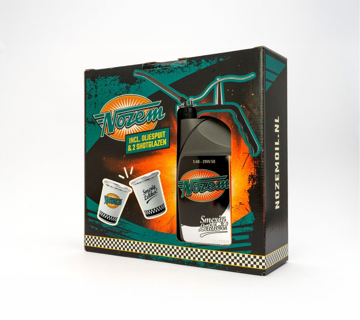 Nozem Oil geschenkpakket deluxe in de verpakking