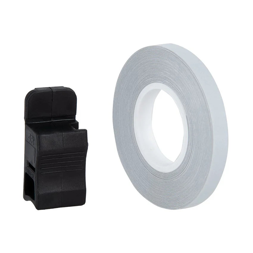 OXFORD WheelStripes wit reflecterend - de rol met afplakgereedschap
