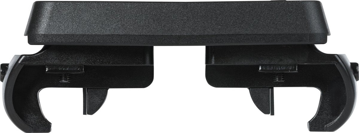 MIK Carrier Plate zwart voor fiets bagagedrager achterzijde close up