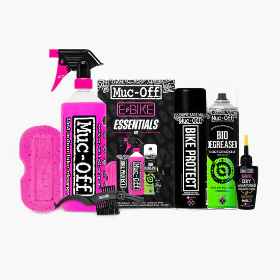 Muc-Off eBike Essentials Kit Dry – alles uitgestald 