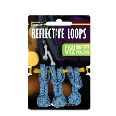 REFLECTIVE BERLIN loops - reflektierende Reißverschluss-Zipper