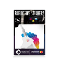 Reflective Berlin reflecterende stickers small voor kinderen unicorn rainbow