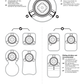 Quad Lock Cup Holder Mount - afmetingen