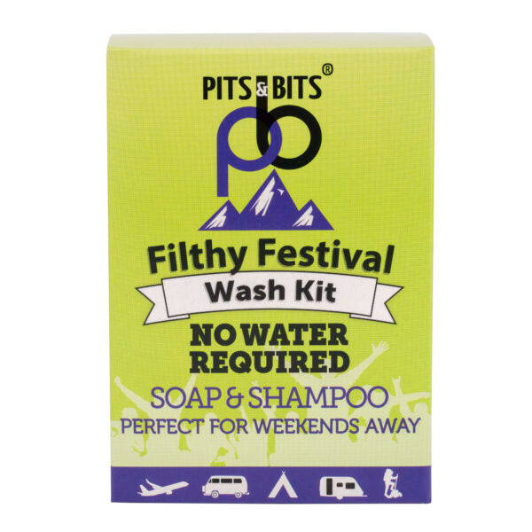 PITS &amp; BITS Filthy Festival Wash Kit - doos met inhoud