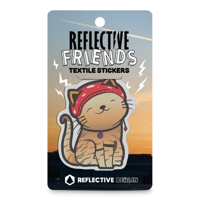 REFLECTIVE BERLIN textielstickers friends - jas en tas reflectoren