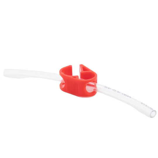 SUPERSONIC PARTS ontluchtingsslang met rode klem voor fietsremmen geschikt voor DOT en minerale olie detail