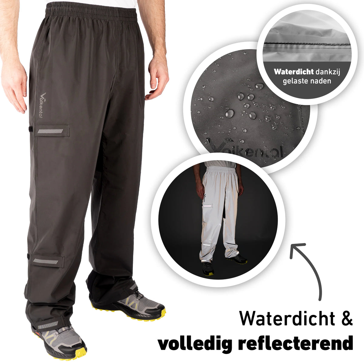 VALKENTAL REFLECTERENDE REGENBROEK waterdicht en volledig reflecterend