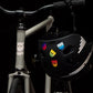 Reflective Berlin reflecterende stickers small voor kinderen ghost op een zwarte helm