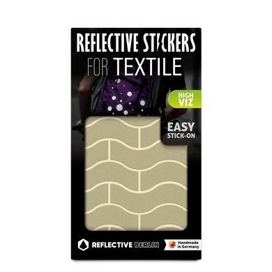 REFLECTIVE BERLIN textielstickers - waves zand