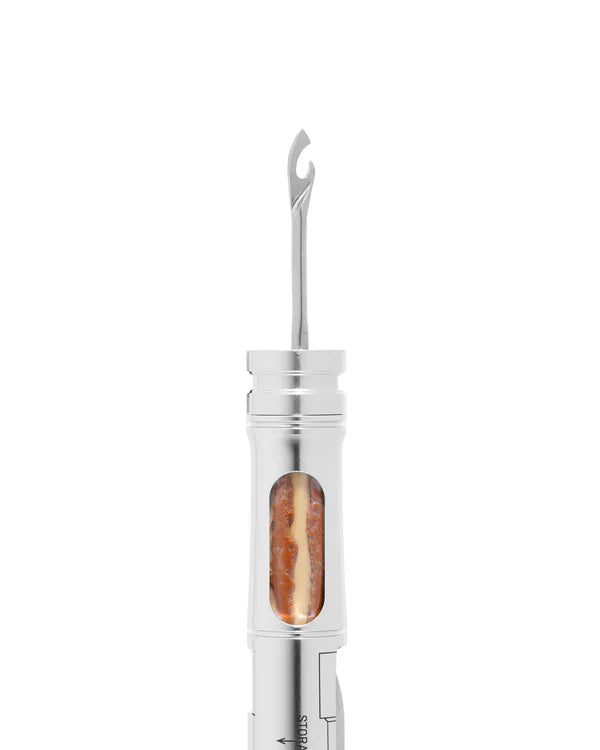 Ingebouwde tubeless plug tool met mes voor uitstekende pluguiteinden