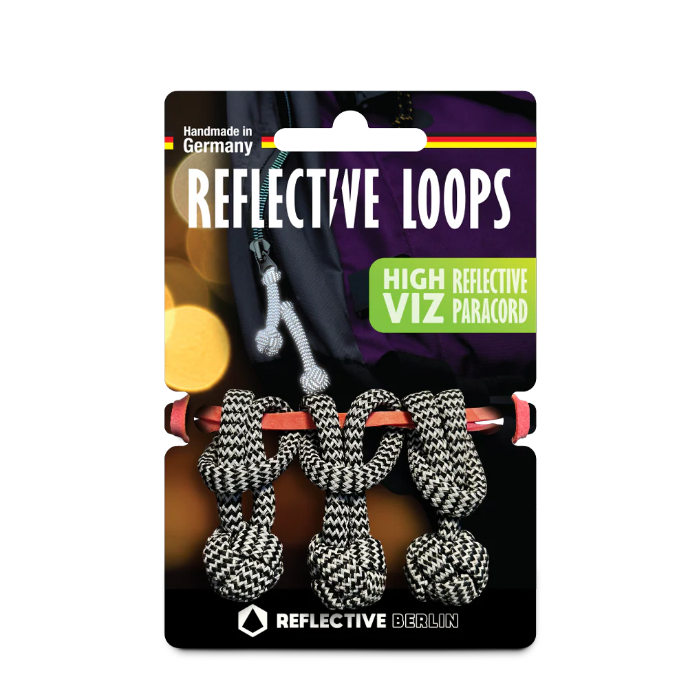REFLECTIVE BERLIN loops - reflektierende Reißverschluss-Zipper