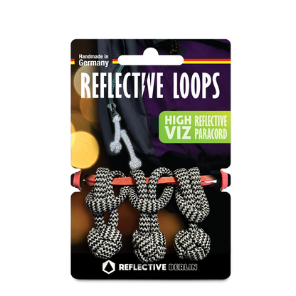 REFLECTIVE BERLIN loops - reflektierende Reißverschluss-Zipper