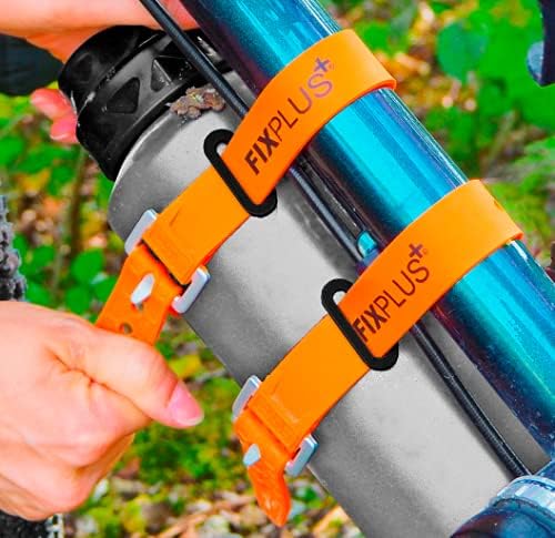 FIXPLUS Gear Tightener + Straps Set gemonteerd op frame