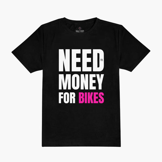 Muc-Off Need Money for Bikes T-Shirt – biologisch katoen, regular fit, unisex