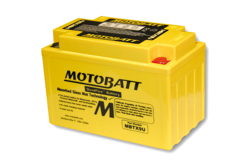 MOTOBATT MBTX9U uit de verpakkiing