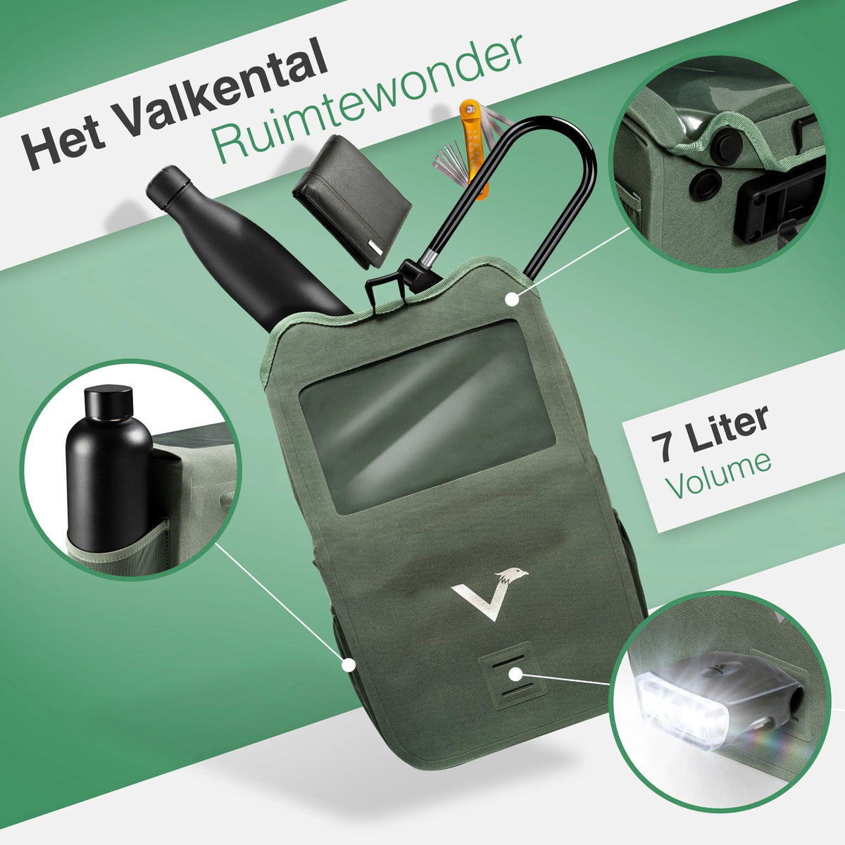 VALKENTAL FRONTPACK inhoud