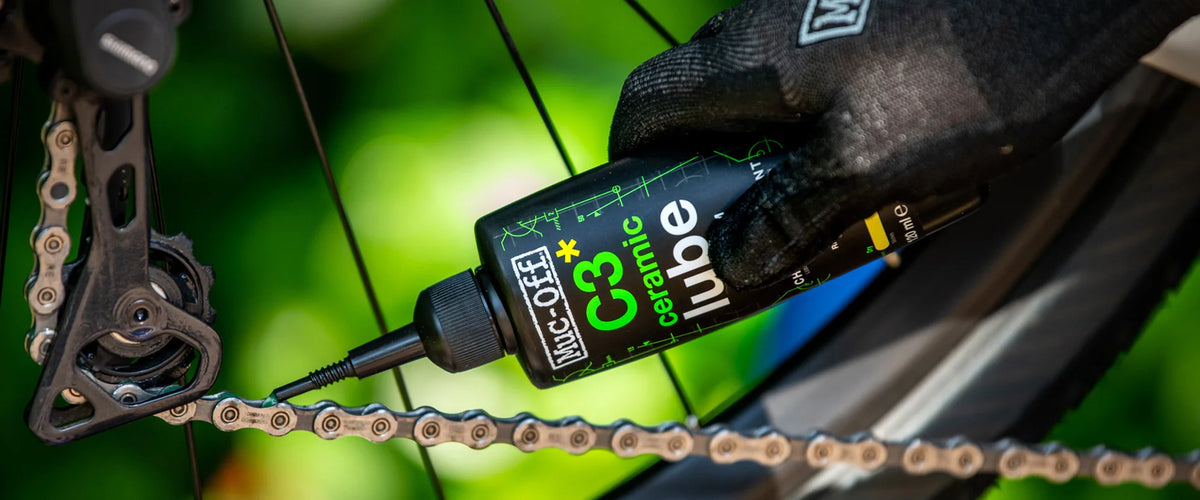 Muc-Off C3 Ceramic Dry Lube  —  gebruik op de fietsketting