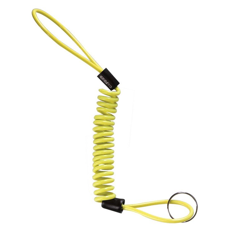 OXFORD Minder Cable felgele schijfremslot kabel 1,2m close up
