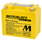 MOTOBATT MBTX12U gemonteerd met de aansluitingen