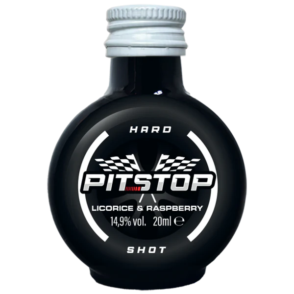 PITSTOP SHOT Hard 14,9% framboos drop smaak shot