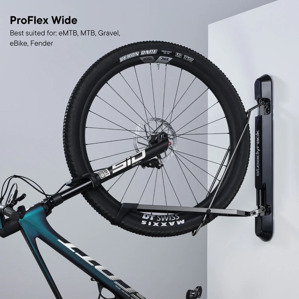 Steadyrack ProFlex Wide  - wiel in het rek
