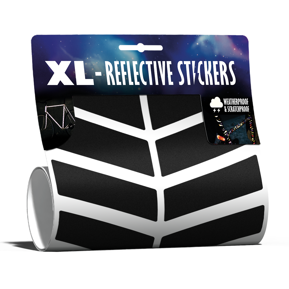 REFLECTIVE BERLIN stickers XL - grote reflecterende stickers