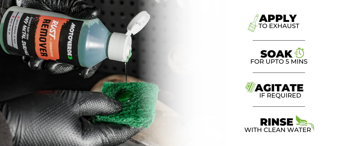 MOTOVERDE  rust and corrosion remover gebruiksaanwijzing